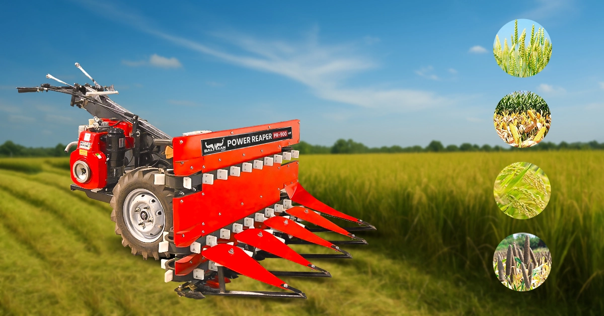 Why to choose Power Reaper machine for Maize, Wheat, and Rice harvesting